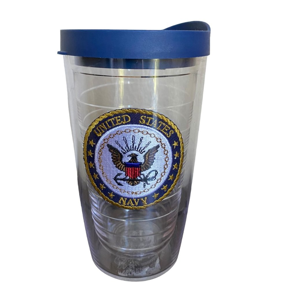 Tervis Tumbler United States NAVY Blue Lid 24oz. Tavel Car To Go Mug